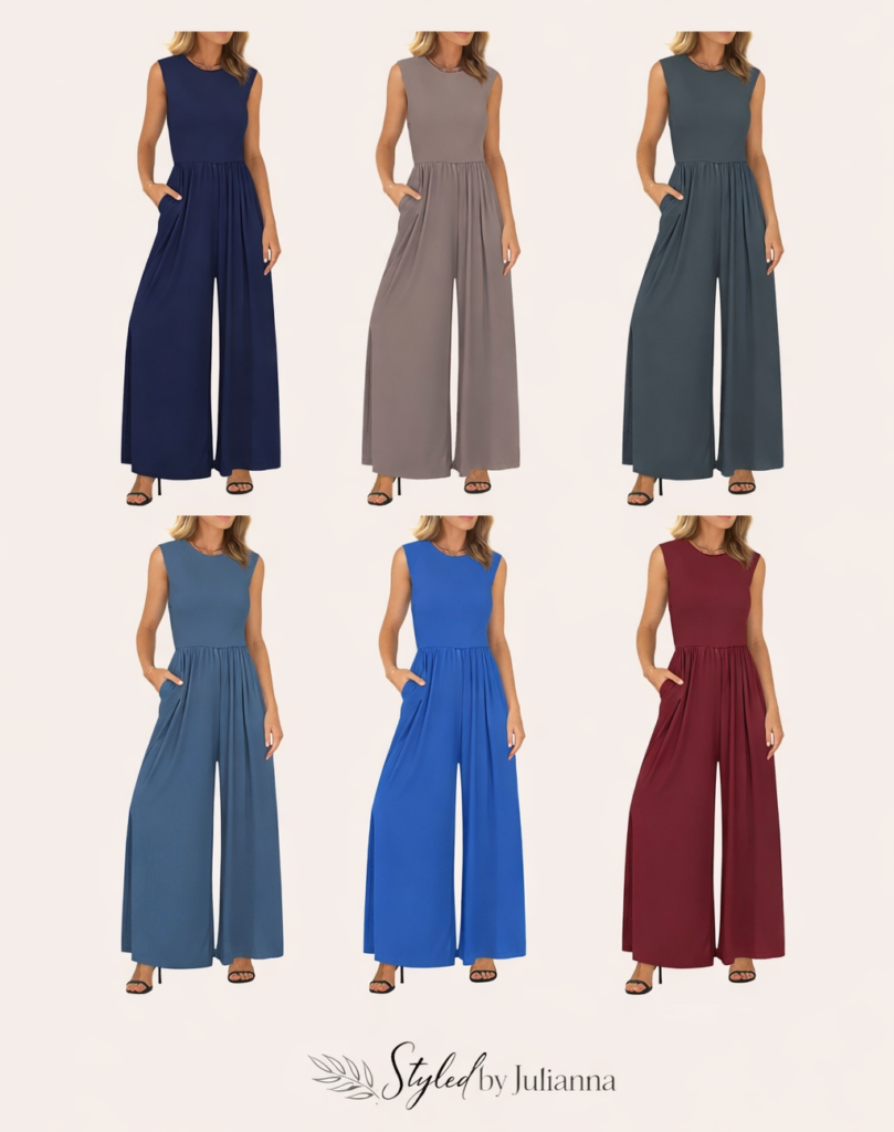 stylish sleeveless jumpsuits in vibrant hues (1)