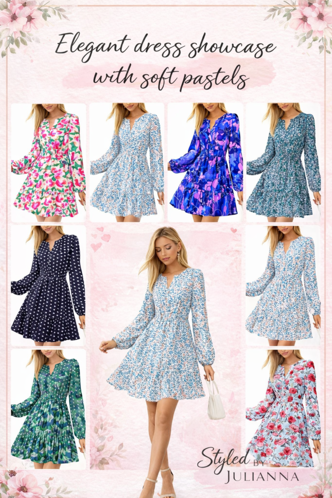 Elegant Dress Showcase with Soft Pastels: Feminine Styles for Everyday Elegance chatgpt image mar 16, 2026, 02 43 59 am