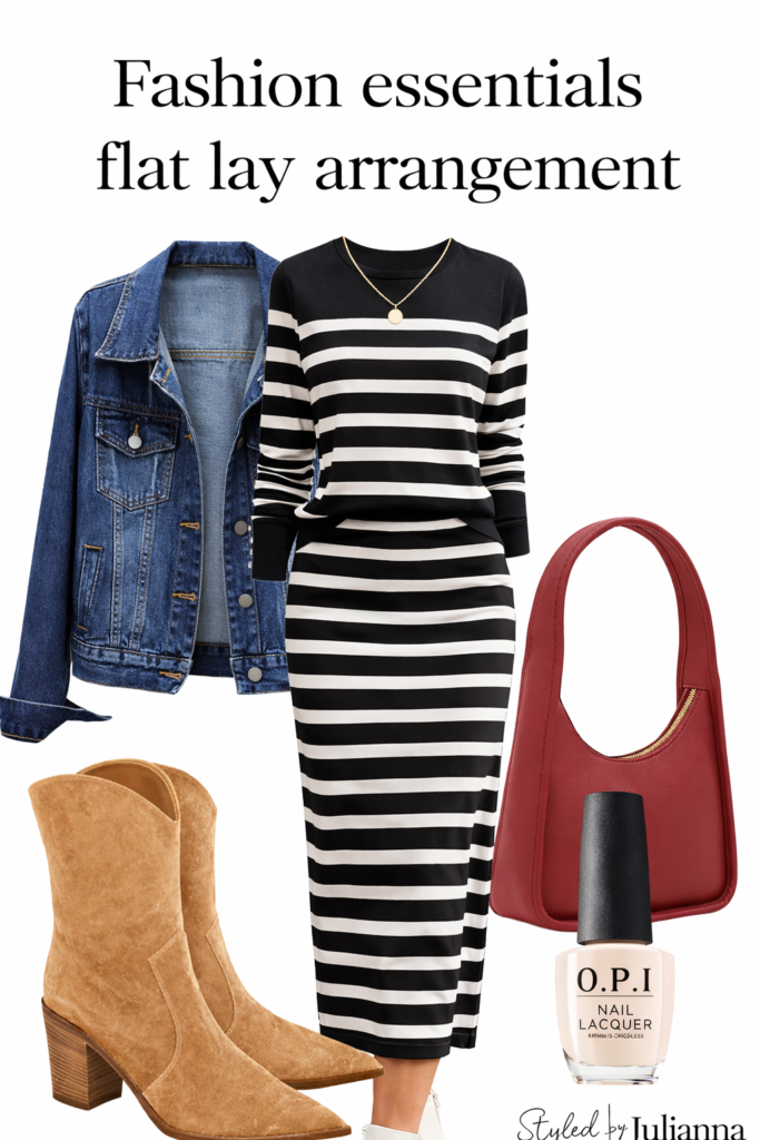 Effortless Everyday Style: A Fashion Essentials Flat Lay Guide fashion essentials in stylish arrangement