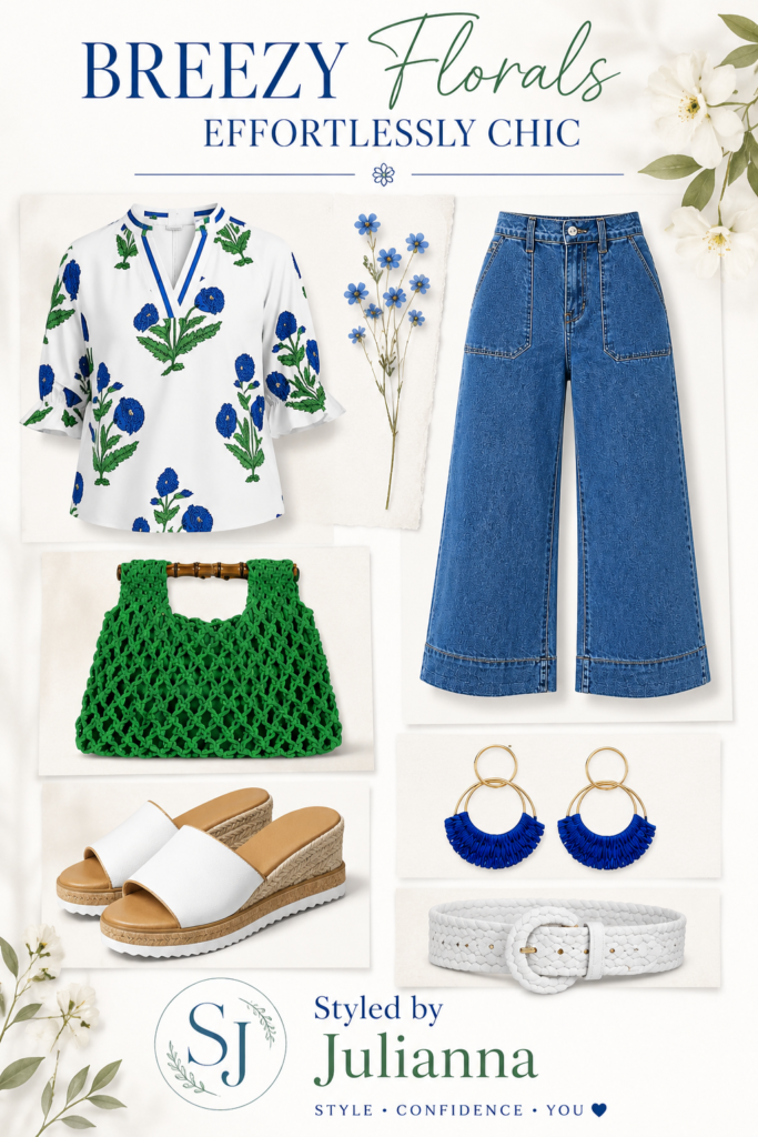 breezy florals & chic style inspo