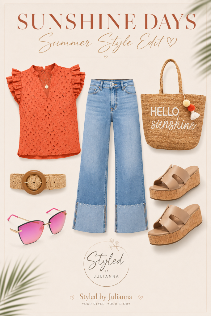 Sunshine Days: Summer Style Edit casual summer glam looks