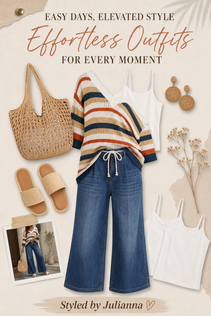 Effortless Outfits for Every Moment cozy chic outfit ideas for everyday style ✨👖