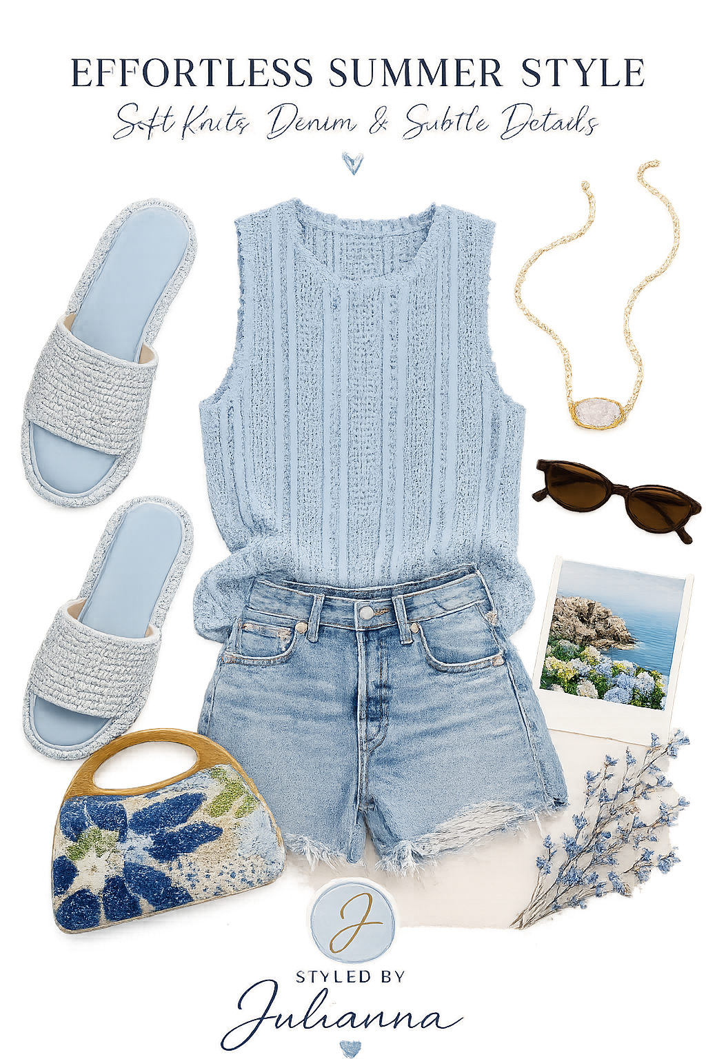 dreamy coastal summer outfit inspiration 💙