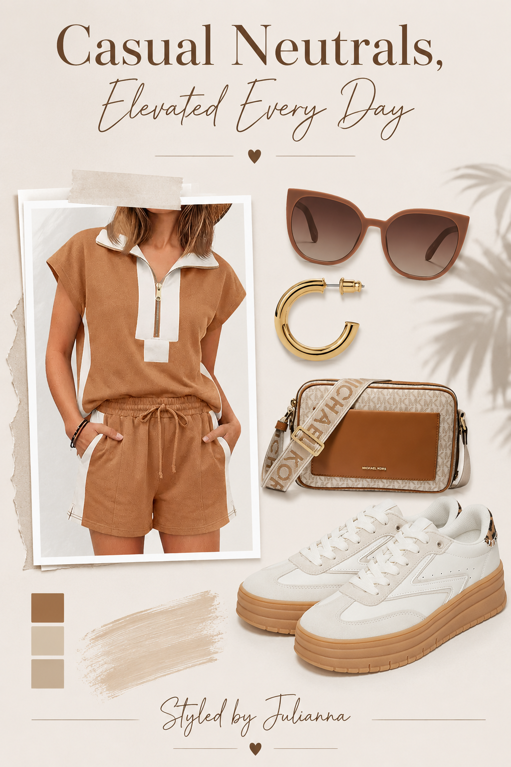 neutral everyday style styled by julianna