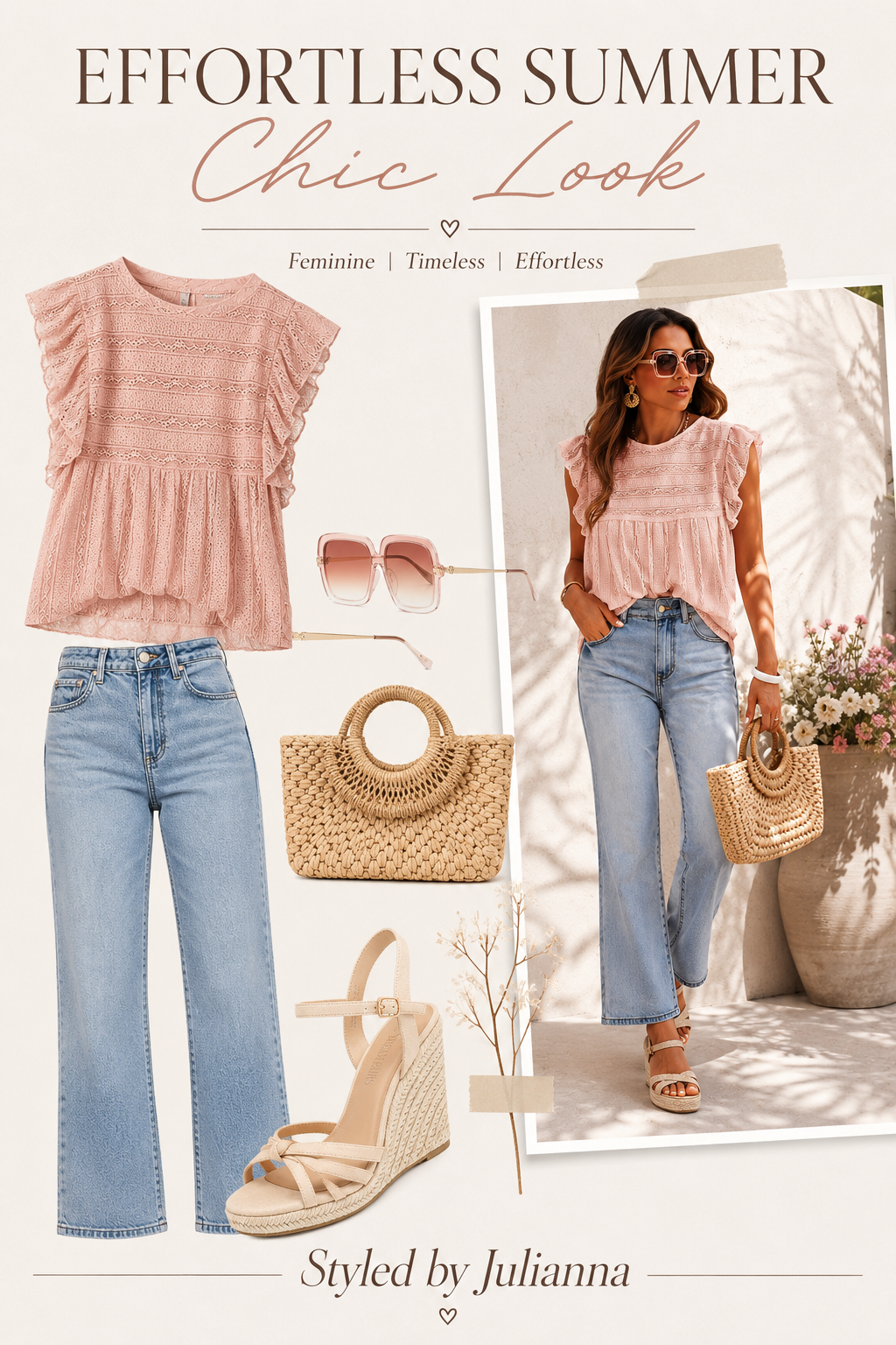 timeless summer outfits & everyday glam