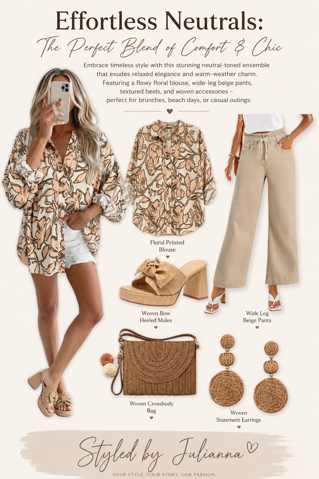 warm neutral fashion aesthetic