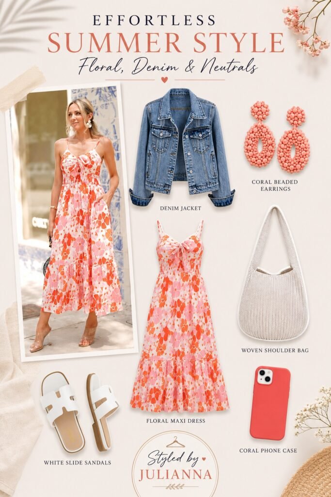 Effortless Summer Style:Floral, Denim & Neutrals hhyflnm.
