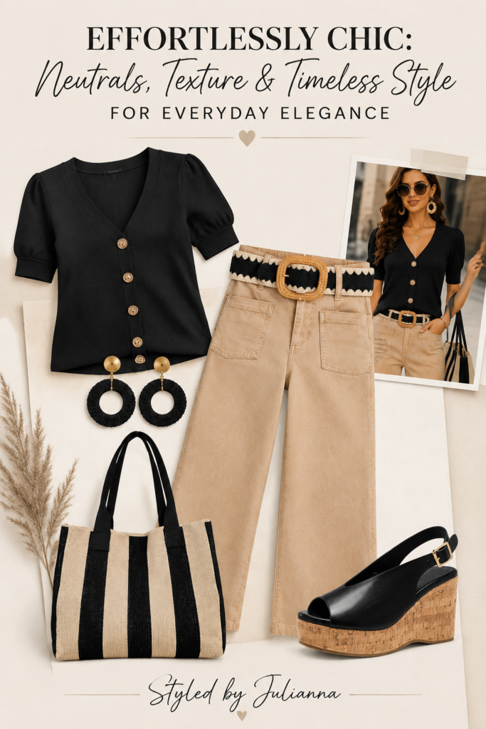 Effortlessly Chic: Neutrals, Texture & Timeless Style gfry