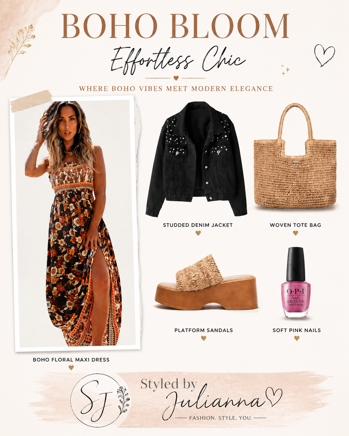 Boho Bloom: Effortless Chic gh