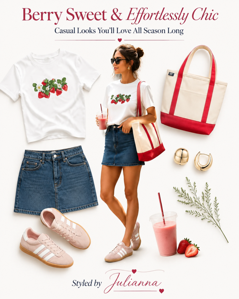 Berry Sweet & Effortlessly Chic: Casual Looks You'll Love All Season Long 134