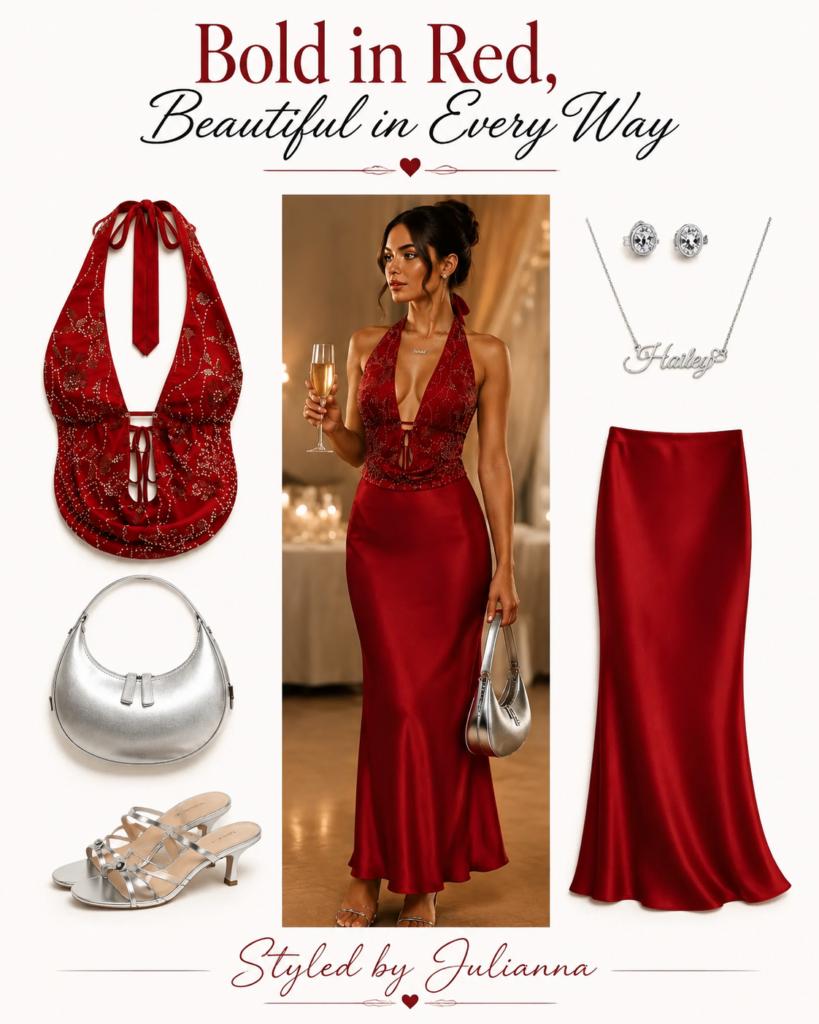 Bold in Red: A Timeless Evening Outfit Guide for Every Occasion 146